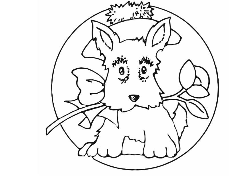 liten hund Målarbild liten hund