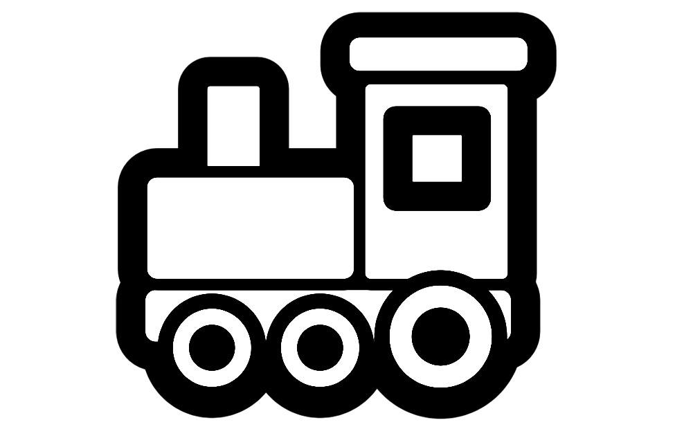 lokomotiv Målarbild lokomotiv