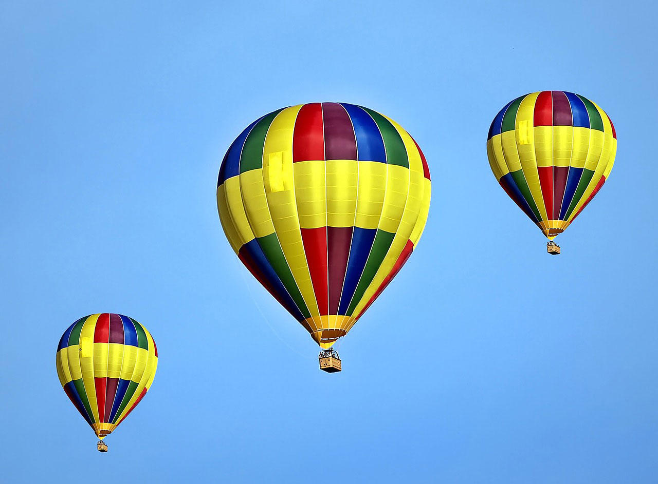 luftballonger Målarbild luftballonger