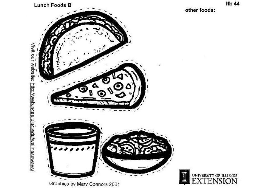 luncher b Målarbild luncher b