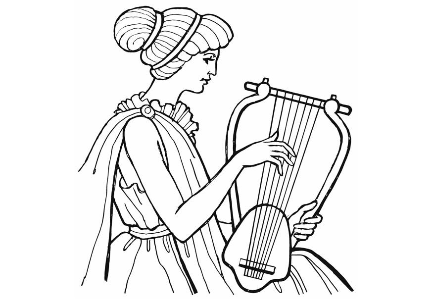 lyra Målarbild lyra
