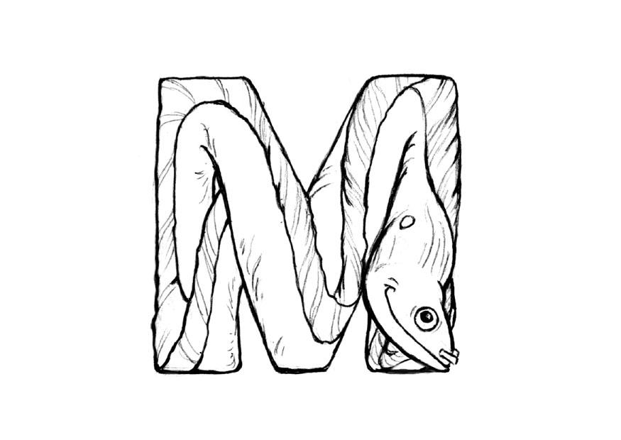 m-moray Målarbild m-moray
