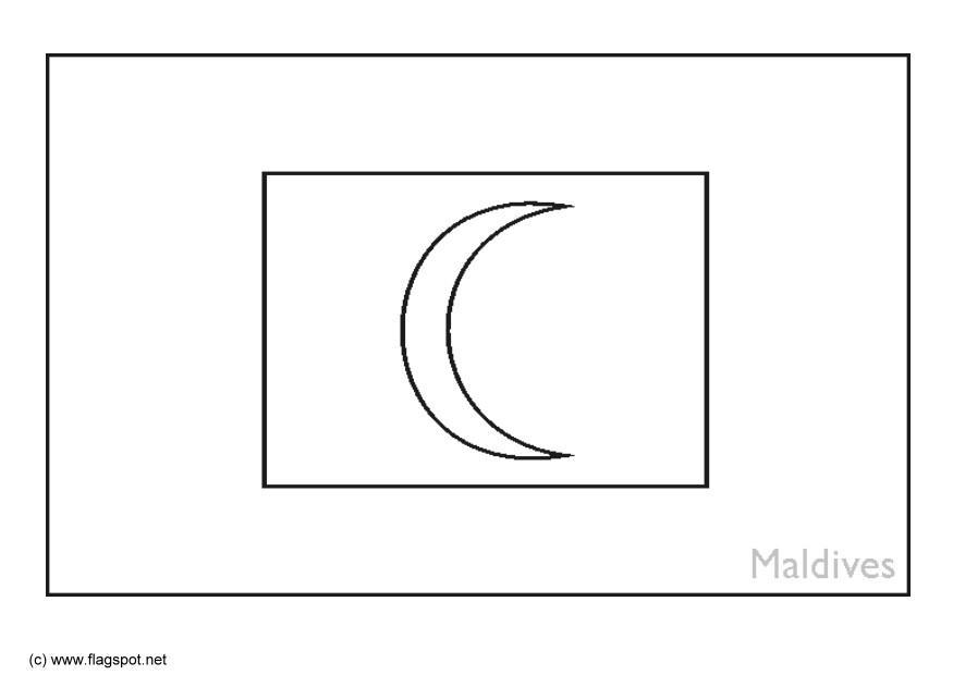 maldiverna Målarbild maldiverna