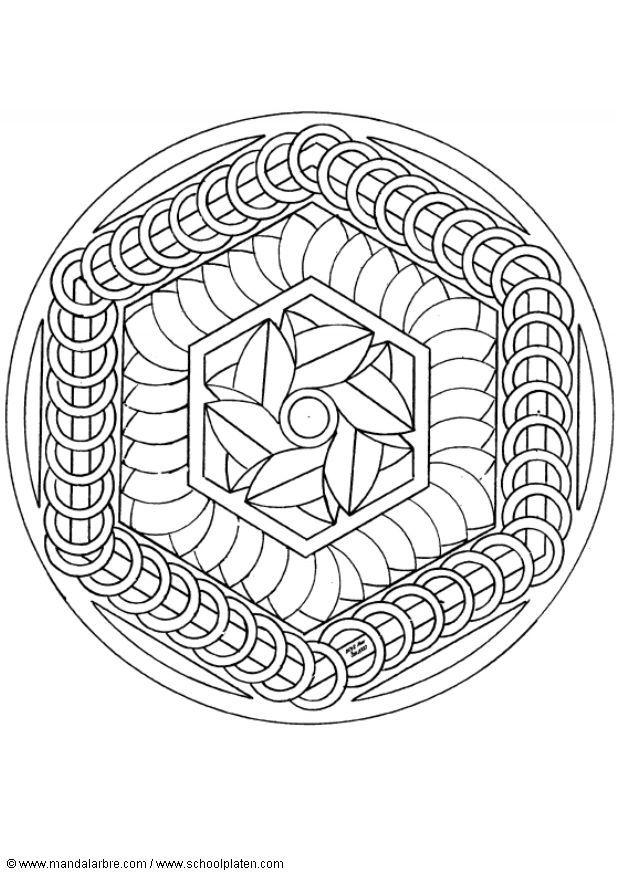 Målarbild mandala-1402a