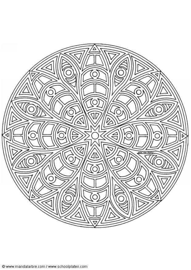 Målarbild mandala-1402c