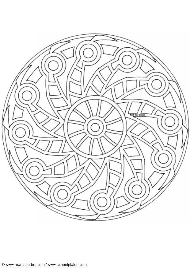 Målarbild mandala-1502d
