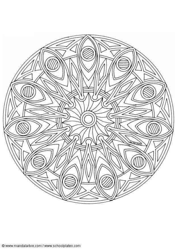 Målarbild mandala-1502f
