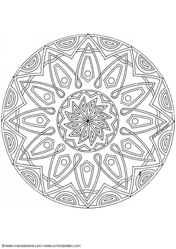 Målarbild mandala-1502g