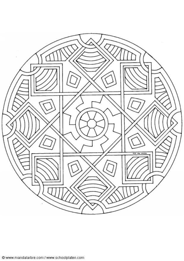 Målarbild mandala-1502n