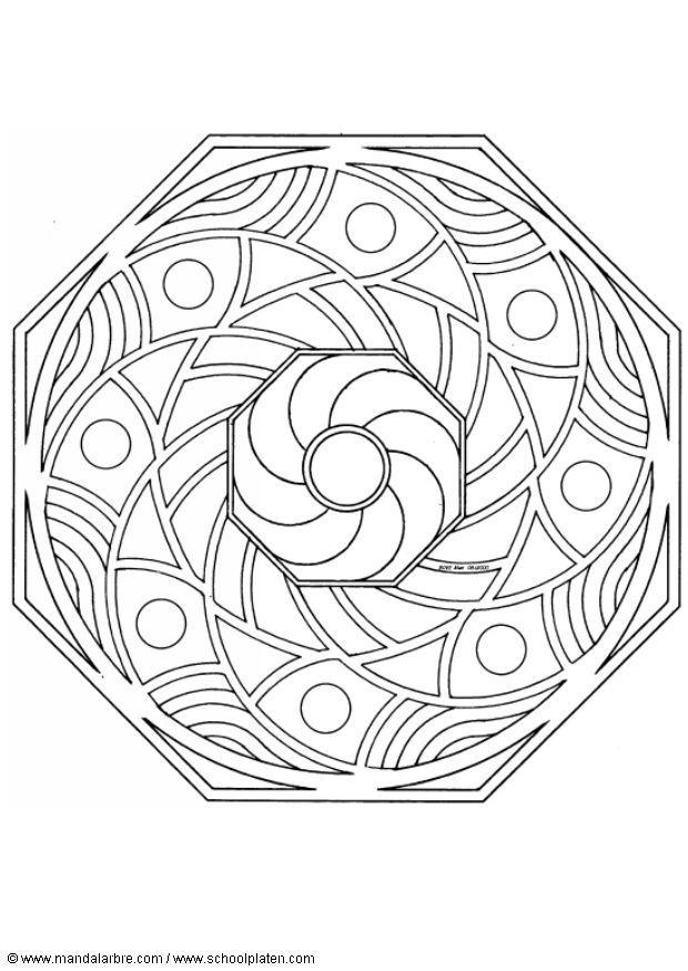 Målarbild mandala-1502r