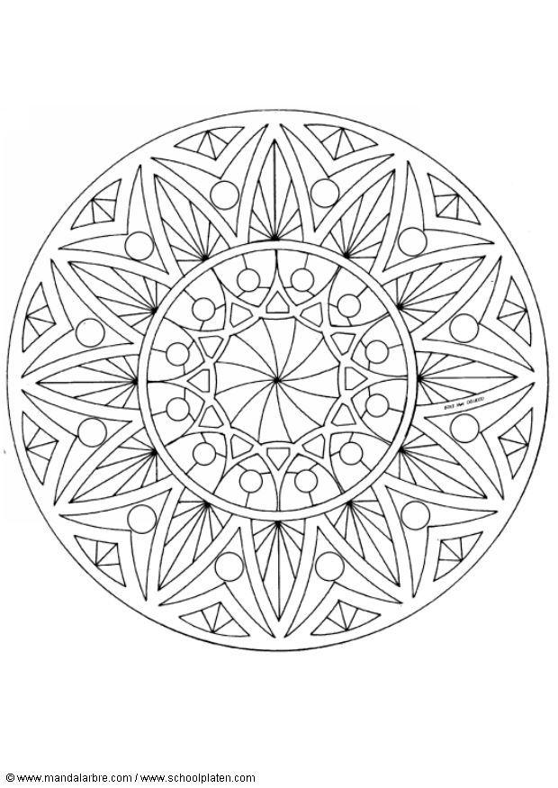 Målarbild mandala-1502u