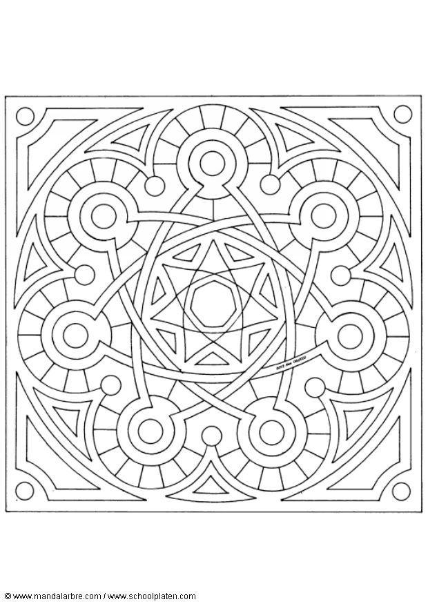 Målarbild mandala-1502v