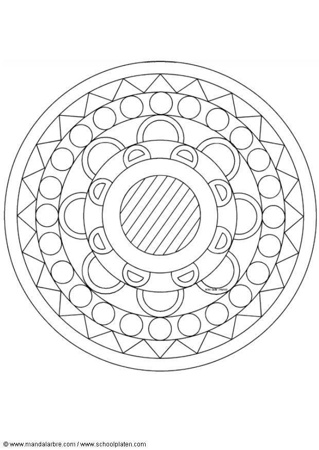 Målarbild mandala-1502y