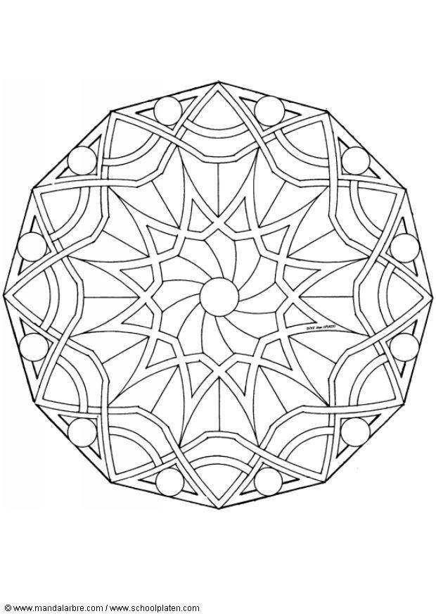 Målarbild mandala-1502z