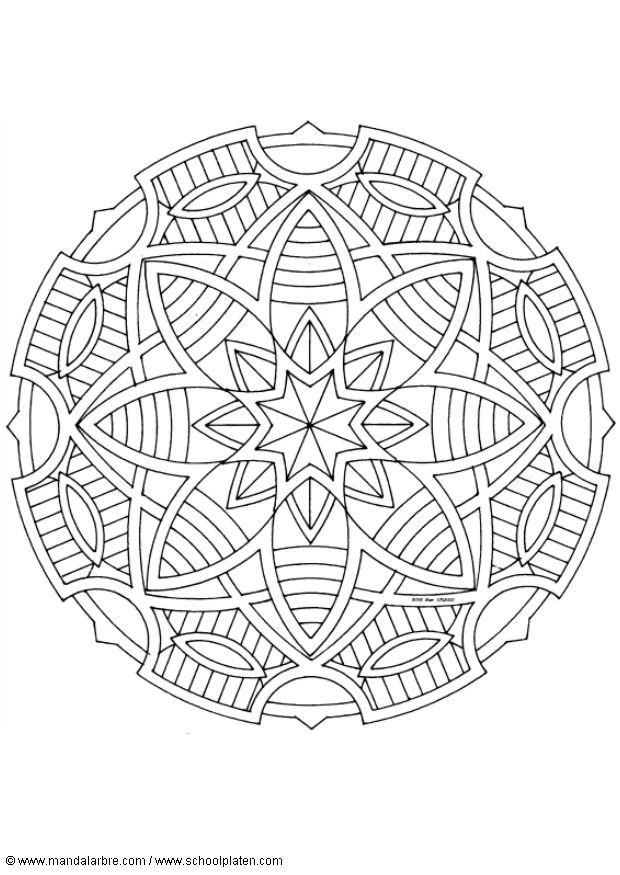 Målarbild mandala-1602f
