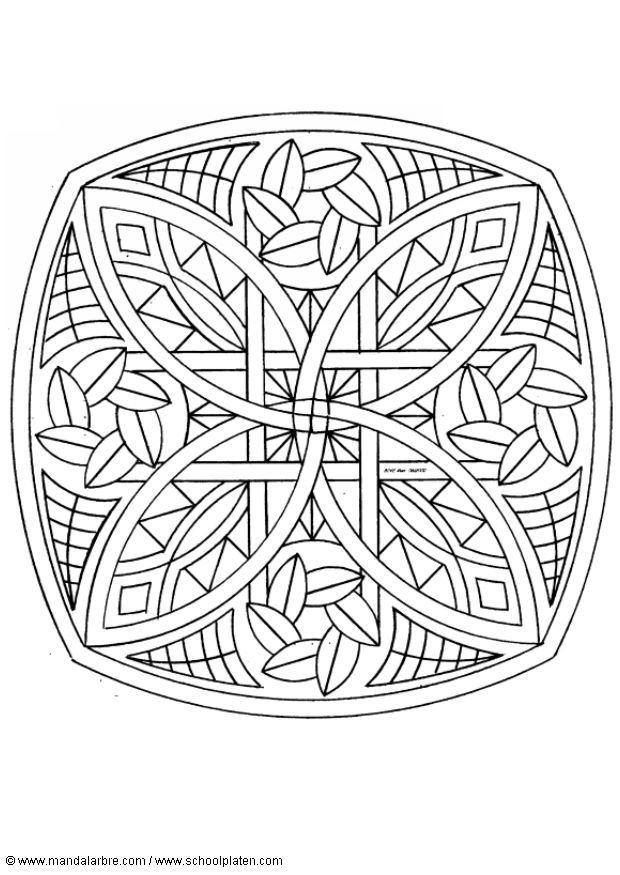 Målarbild mandala-1702a