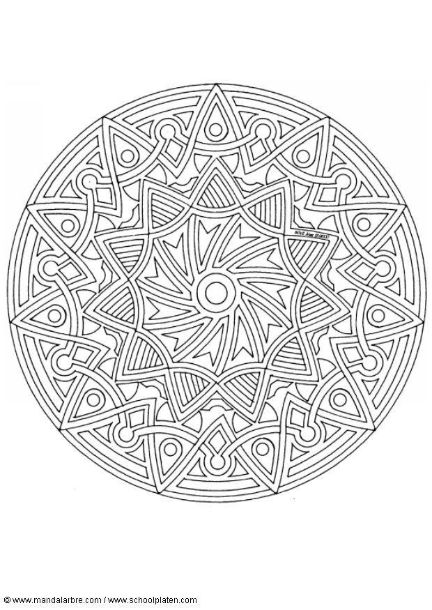 Målarbild mandala-1702e