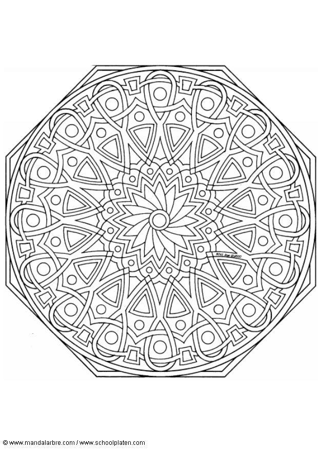 Målarbild mandala-1702n