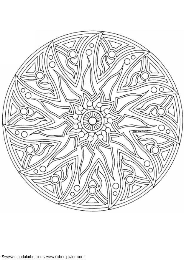 Målarbild mandala-1702p