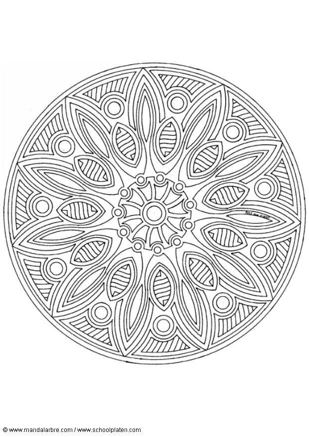 Målarbild mandala-1702s