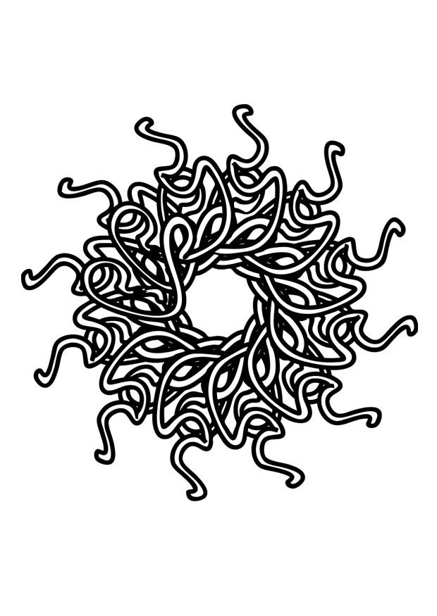 mandala Målarbild mandala