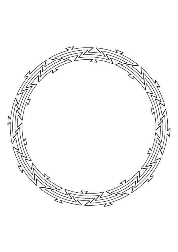 mandala Målarbild mandala