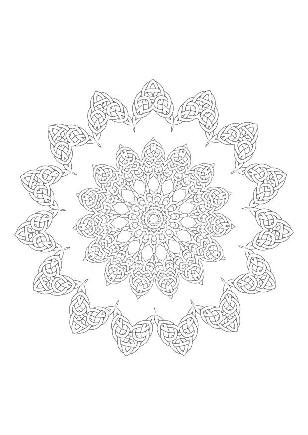 mandala Målarbild mandala
