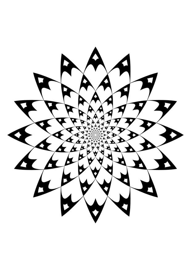 mandala Målarbild mandala