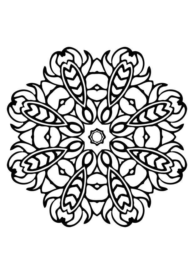 mandala Målarbild mandala