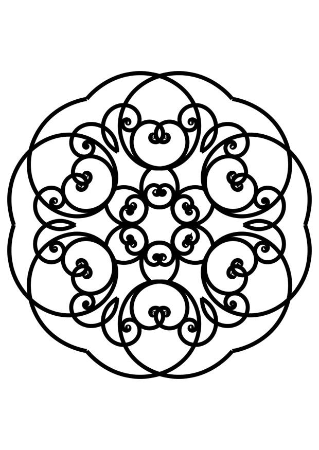 mandala Målarbild mandala