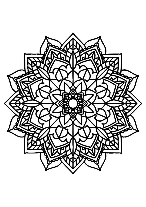 mandala Målarbild mandala