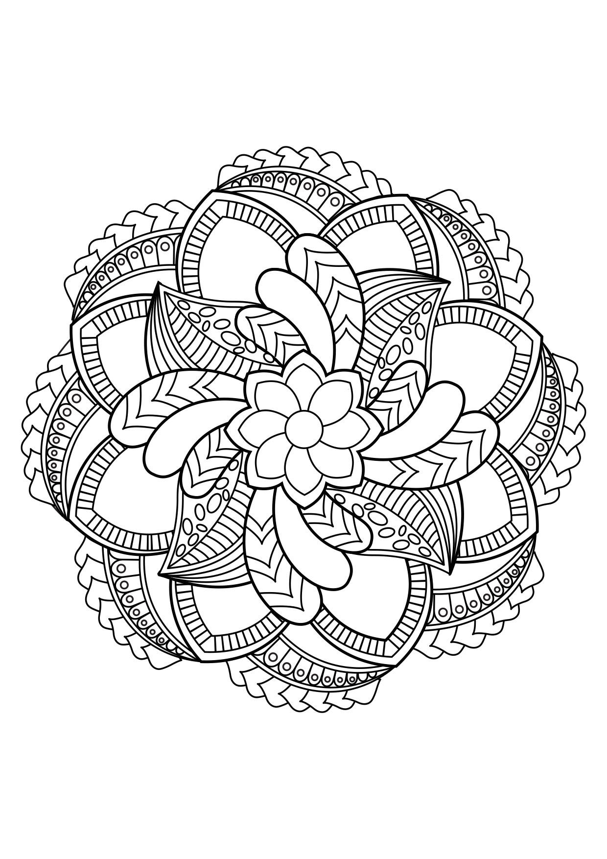 mandala Målarbild mandala