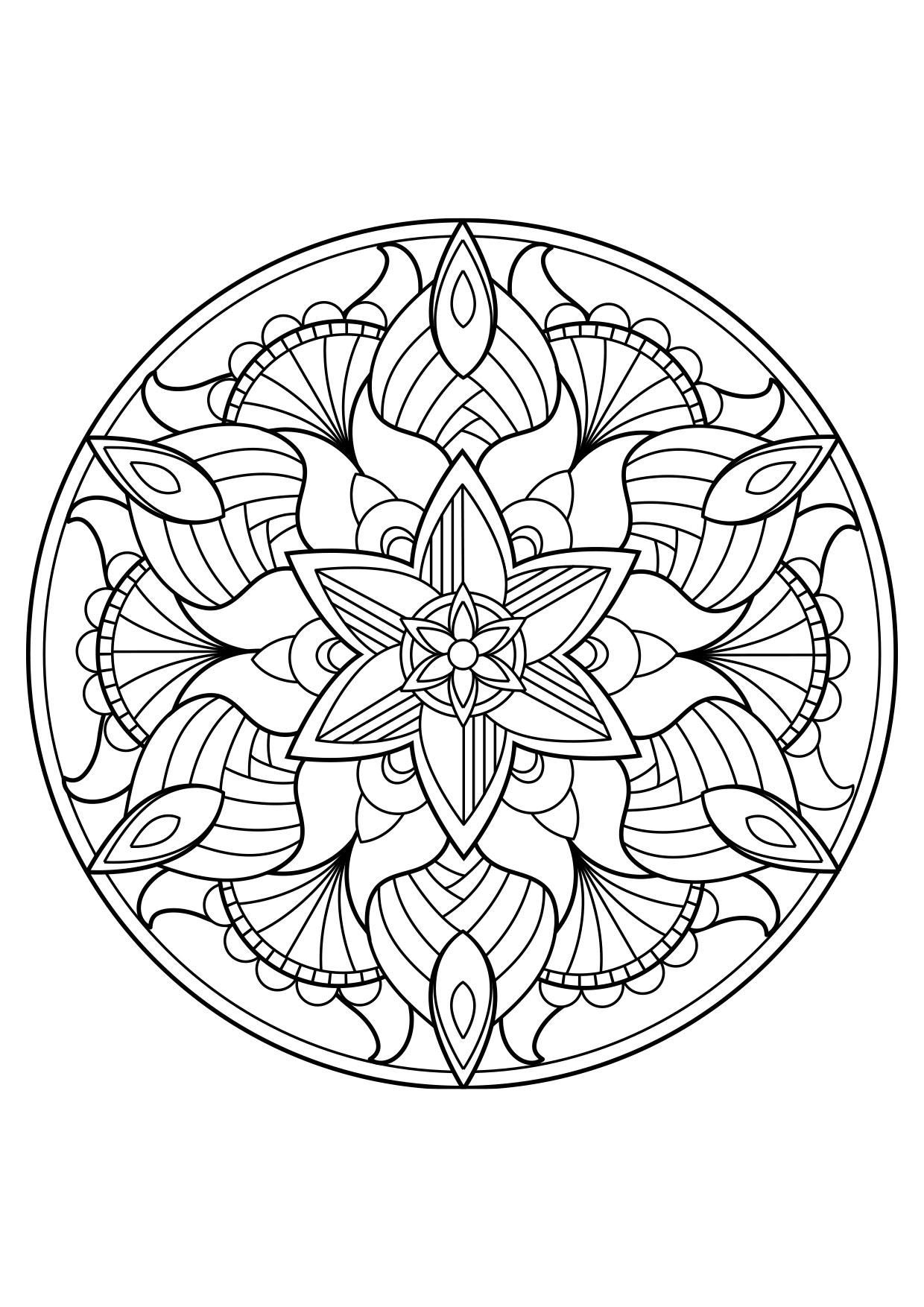 mandala Målarbild mandala