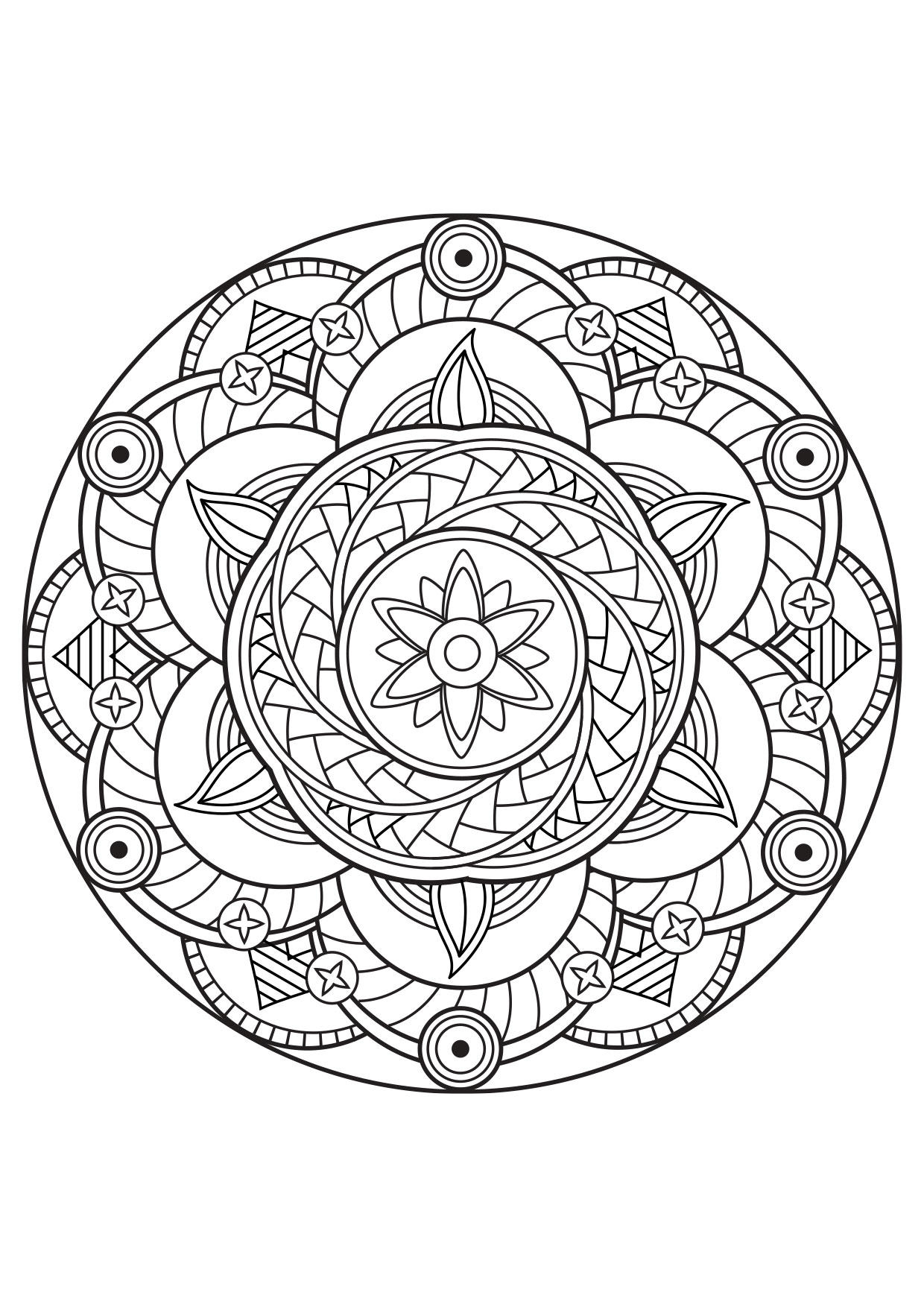 mandala Målarbild mandala
