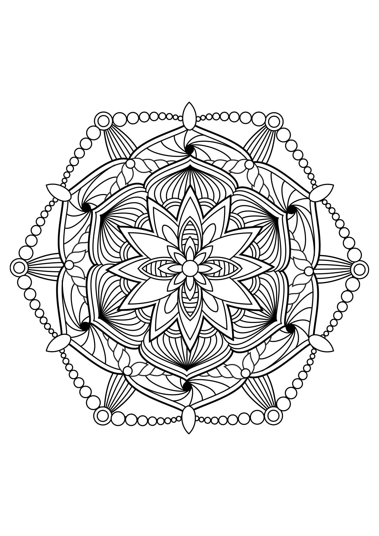 mandala Målarbild mandala