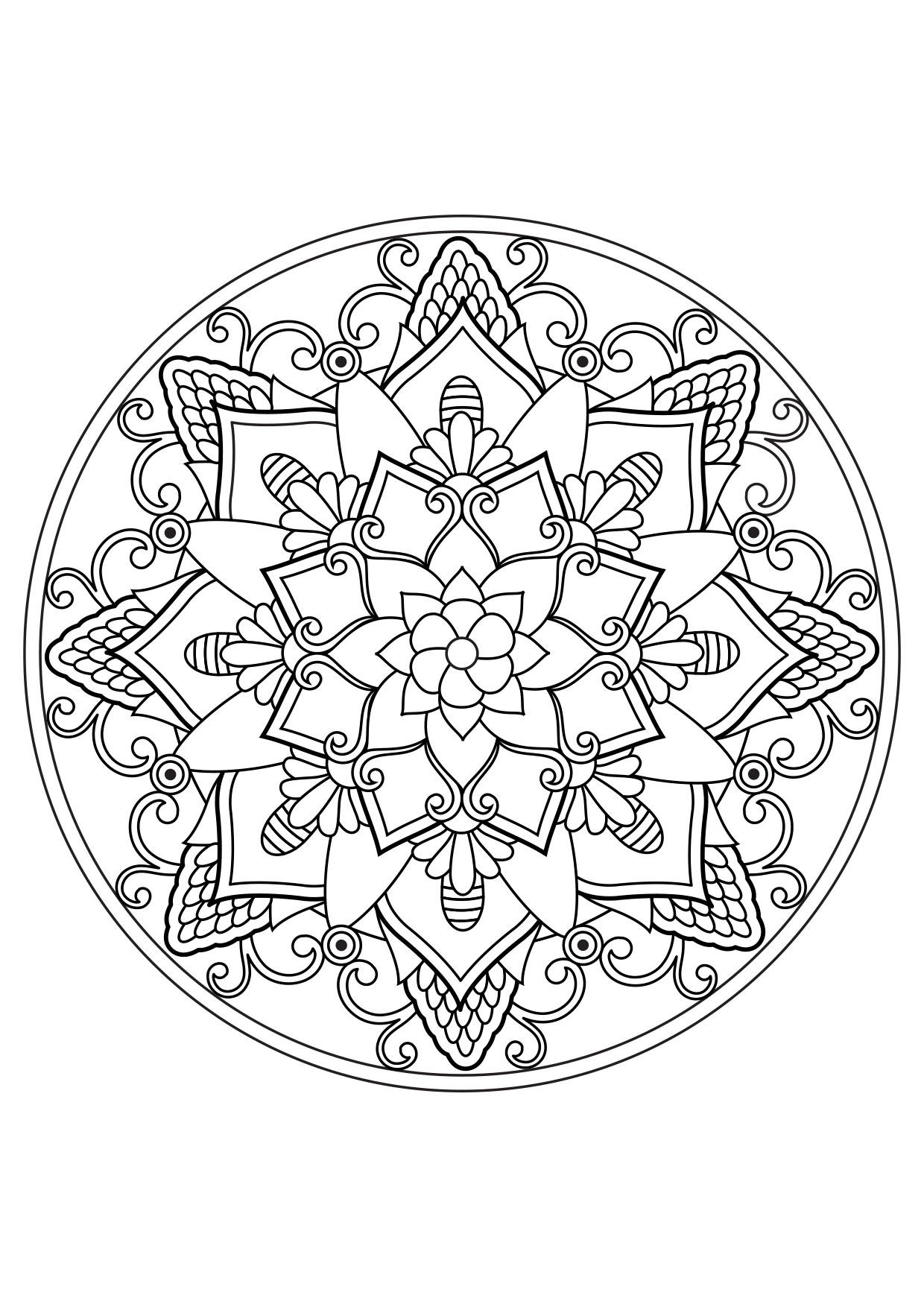 mandala Målarbild mandala