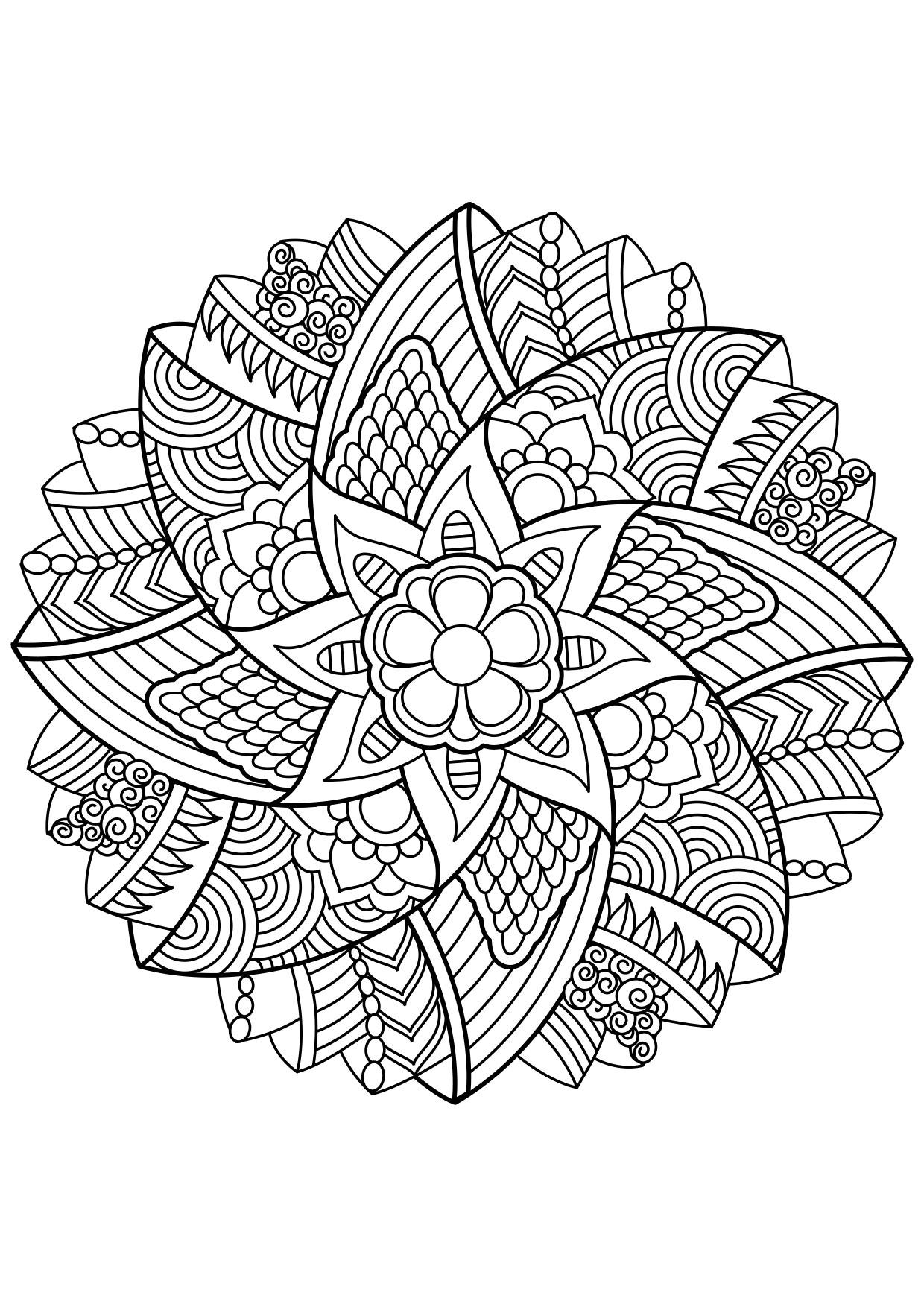 mandala Målarbild mandala
