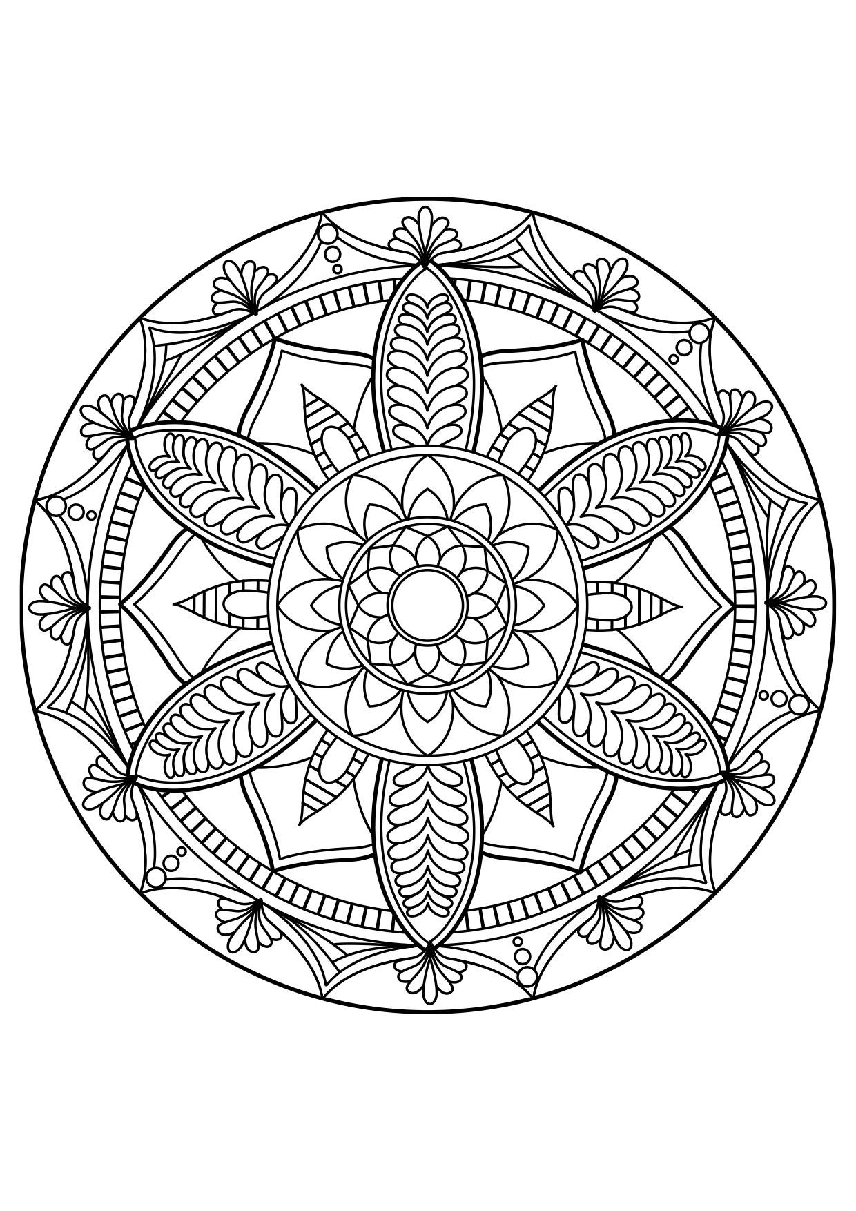 mandala Målarbild mandala