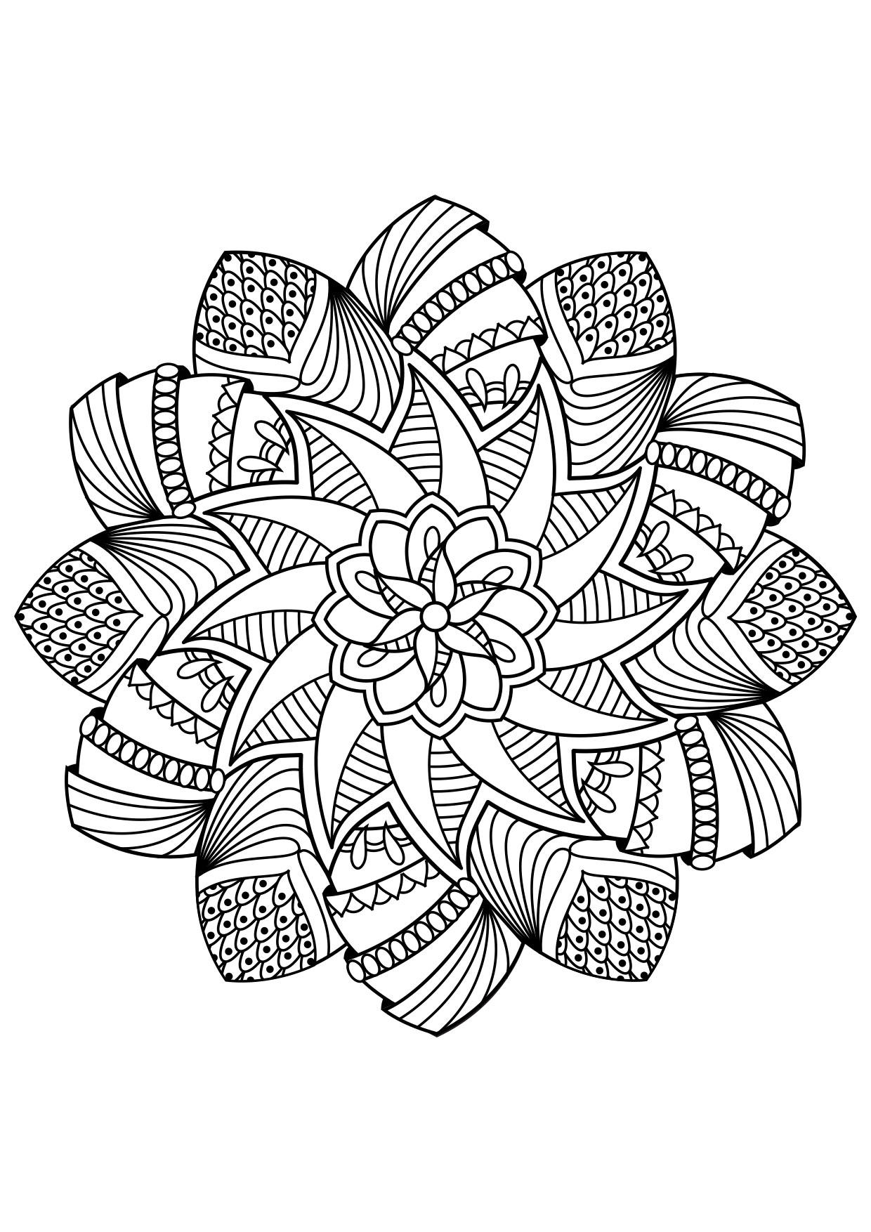 mandala Målarbild mandala