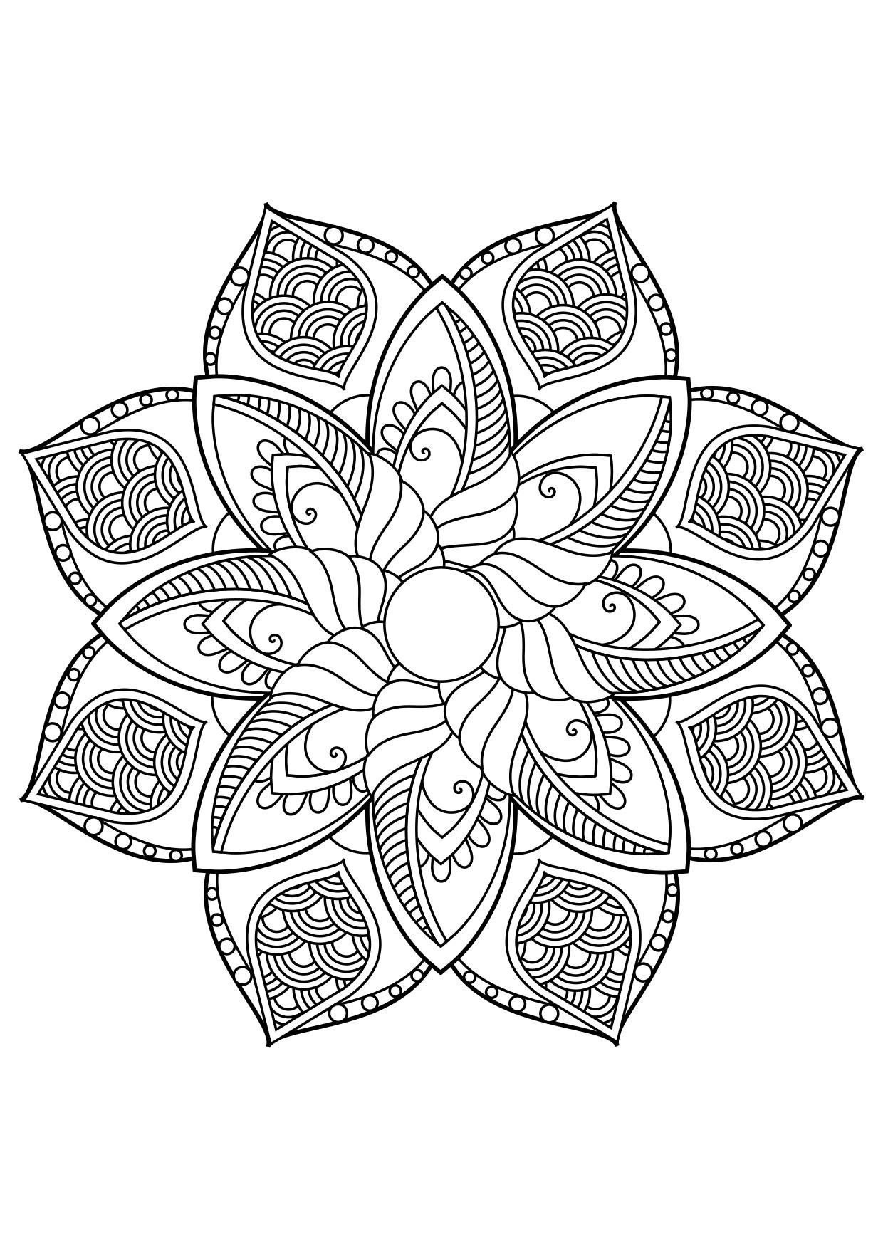 mandala Målarbild mandala