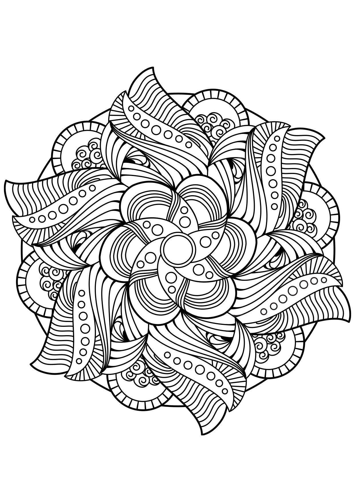 mandala Målarbild mandala