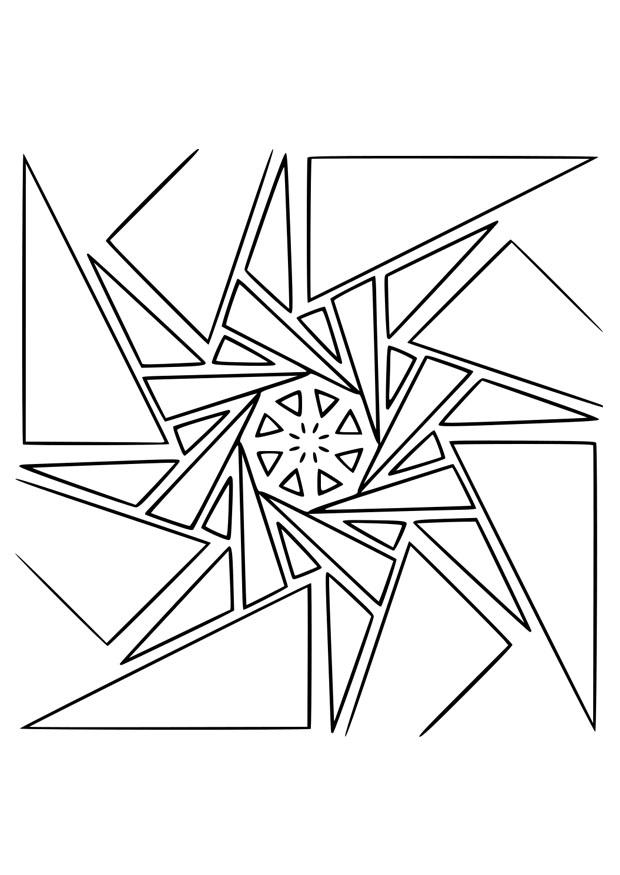 mandala11 Målarbild mandala11