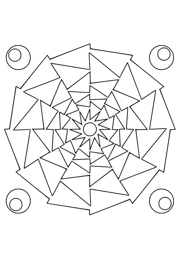 mandala13 Målarbild mandala13