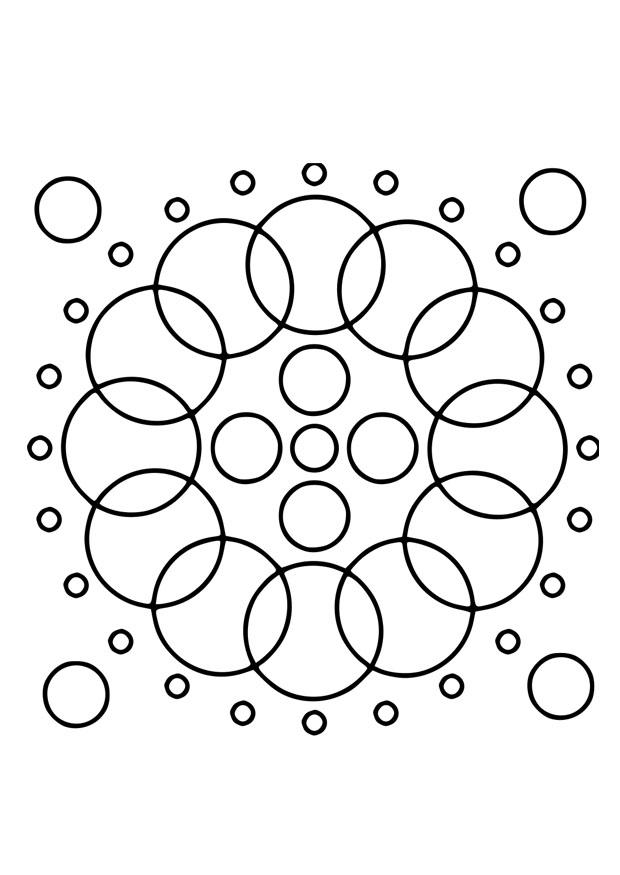 mandala17 Målarbild mandala17