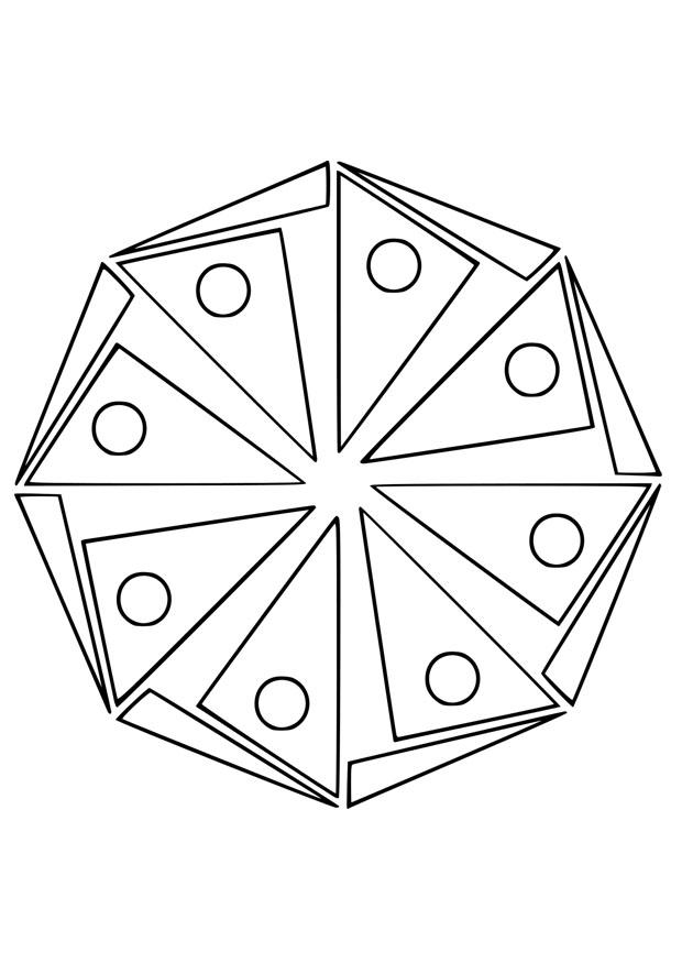 mandala18 Målarbild mandala18