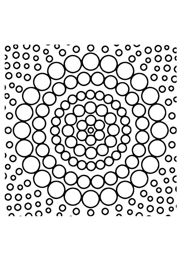 mandala19 Målarbild mandala19