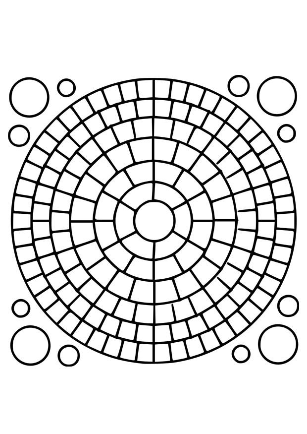 mandala2 Målarbild mandala2