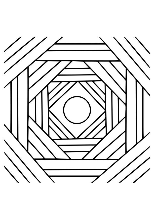 mandala23 Målarbild mandala23