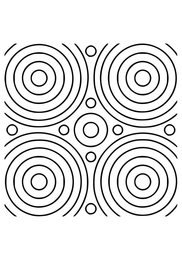 mandala24 Målarbild mandala24