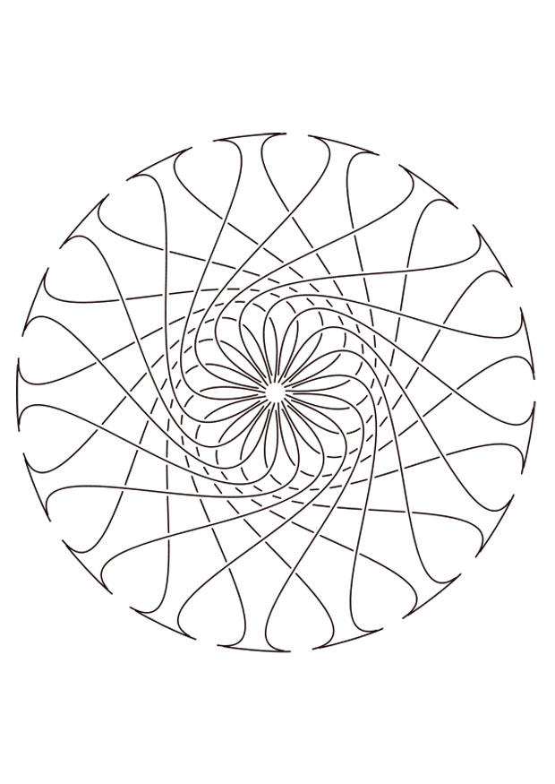 mandala29 Målarbild mandala29